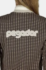 Ferrara Slim Track Jacket Washed Walnut Brown