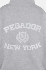 Frieda Oversized Halfzip Sweater Heather Grey