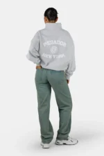 Frieda Oversized Halfzip Sweater Heather Grey