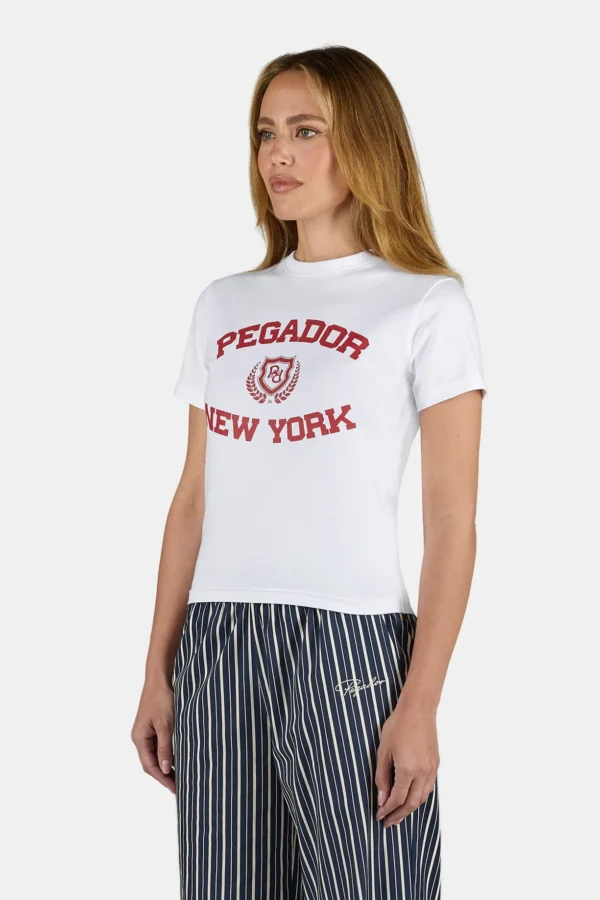 Frieda Slim Tee White