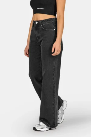 Galati Baggy Jeans Washed Black