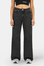 Galati Baggy Jeans Washed Black