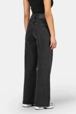 Galati Baggy Jeans Washed Black