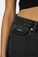 Galati Baggy Jeans Washed Black