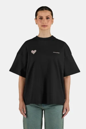 Galena Heavy Oversized Tee Washed Black