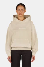 Gela Oversized Hoodie Sprayed Cozy Beige