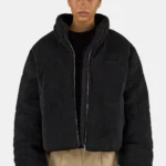 Georgia Teddy Puffer Jacket Black