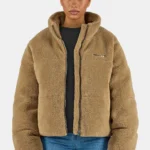 Georgia Teddy Puffer Jacket Sand