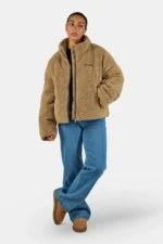 Georgia Teddy Puffer Jacket Sand