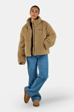 Georgia Teddy Puffer Jacket Sand