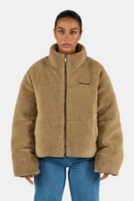 Georgia Teddy Puffer Jacket Sand