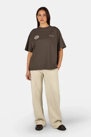 Guarda Heavy Oversized Tee Washed Walnut Brown