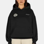 Guarda Oversized Hoodie Washed Black