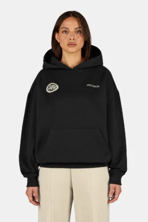 Guarda Oversized Hoodie Washed Black
