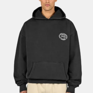 Haarlem Oversized Hoodie Vintage Black