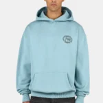 Haarlem Oversized Hoodie Washed Frost Blue