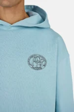 Haarlem Oversized Hoodie Washed Frost Blue