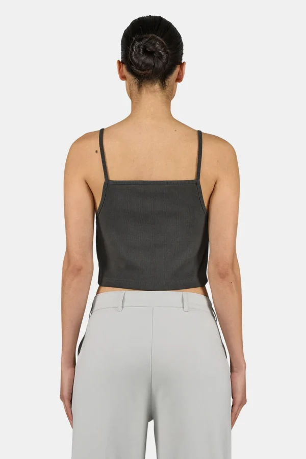 Haile String Top Oil Dyed Anthracite