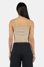 Haile String Top Washed Light Beige
