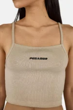 Haile String Top Washed Light Beige