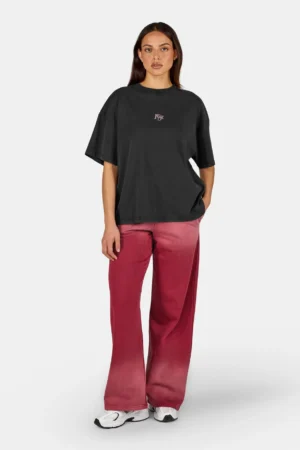 Isernia Heavy Oversized Tee Vintage Black