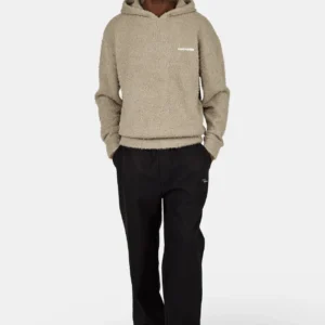 Jorhat Boucle Knit Hoodie Flint Grey