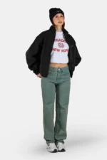 Julina Wide Leg Jeans Washed Vintage Blue