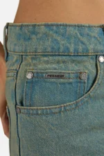 Julina Wide Leg Jeans Washed Vintage Blue