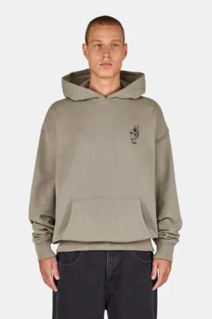 Kotor Oversized Hoodie Washed Flint Grey