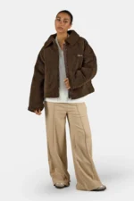 Laja Teddy Jacket Dark Brown