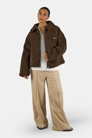 Laja Teddy Jacket Dark Brown