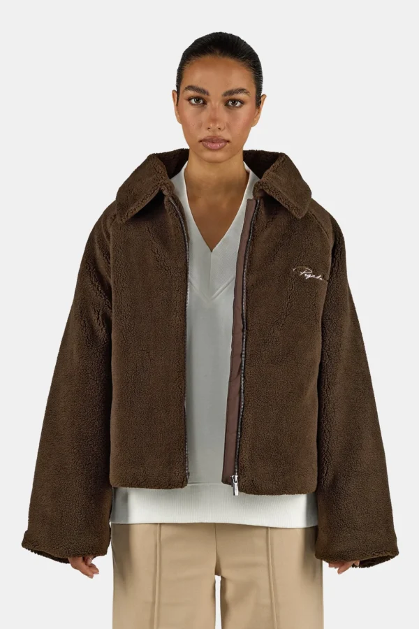 Laja Teddy Jacket Dark Brown