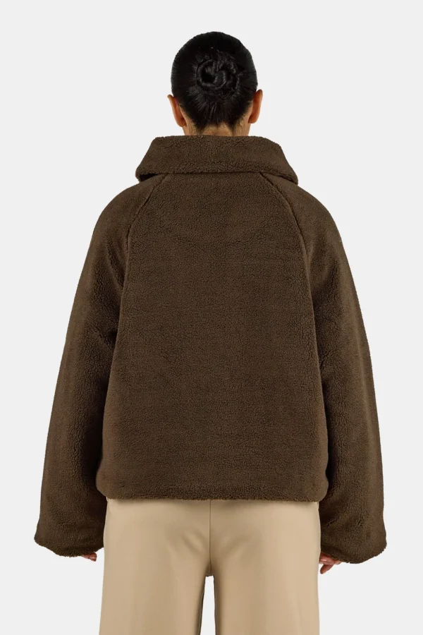 Laja Teddy Jacket Dark Brown