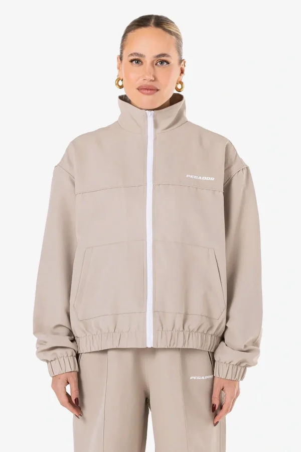 Leonie Track Jacket Dark Stone