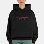 Levadia Oversized Hoodie Washed Black