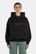 Levadia Oversized Hoodie Washed Black