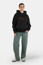 Levadia Oversized Hoodie Washed Black