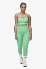 Leya Leggings Peppermint Green White