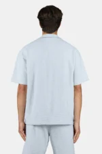 Libco Structured Knit Shirt Washed Dream Blue Unbleached