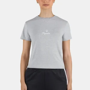 Lida Slim Tee Heather Grey