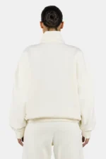 Lilea Sweat Track Jacket Washed Unbleached White