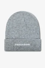 Logo Beanie Grey Melange White