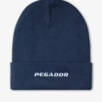 Logo Beanie Midnight Blue White