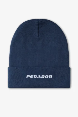 Logo Beanie Midnight Blue White
