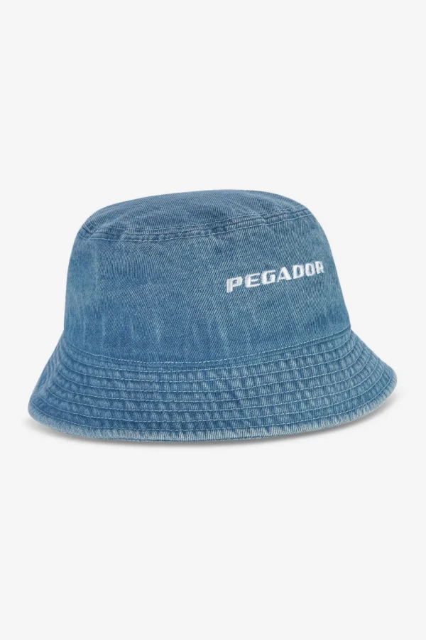 Logo Denim Bucket Hat Baby Blue