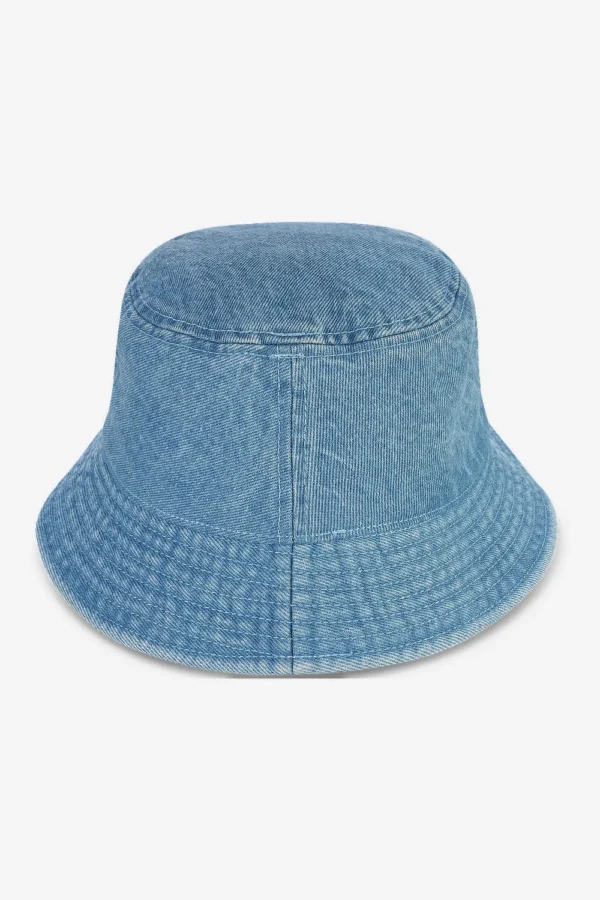 Logo Denim Bucket Hat Baby Blue