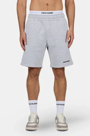 Logo Heavy Sweat Shorts Heather Grey