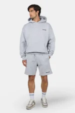 Logo Heavy Sweat Shorts Heather Grey