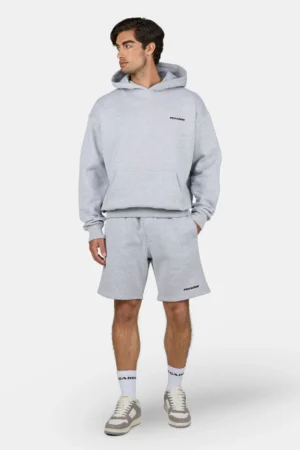 Logo Heavy Sweat Shorts Heather Grey