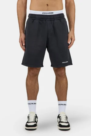 Logo Heavy Sweat Shorts Vintage Black